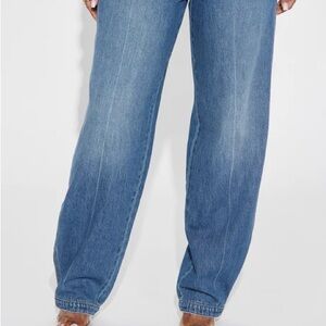 Fashion Nova Classic Blue Straight Leg Jeans